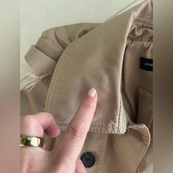 French Connection Belted Waterproof Trench Coat - Picture 6 of 8